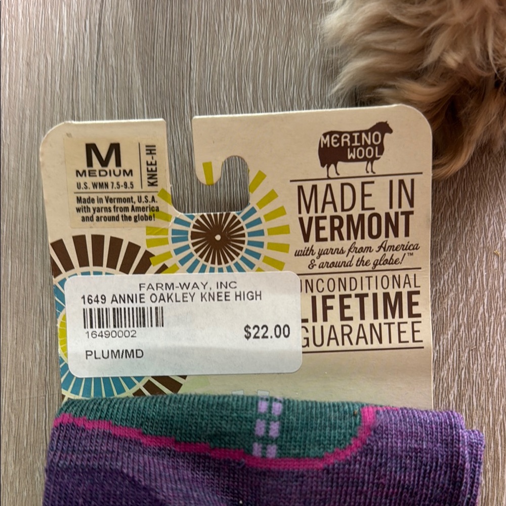 NWT Darn Tough Vermont Women’s Medium Knee High Socks - Picture 3 of 5